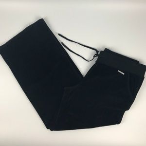 Michael Kors Velour Sweat Pants Black Sz P/L